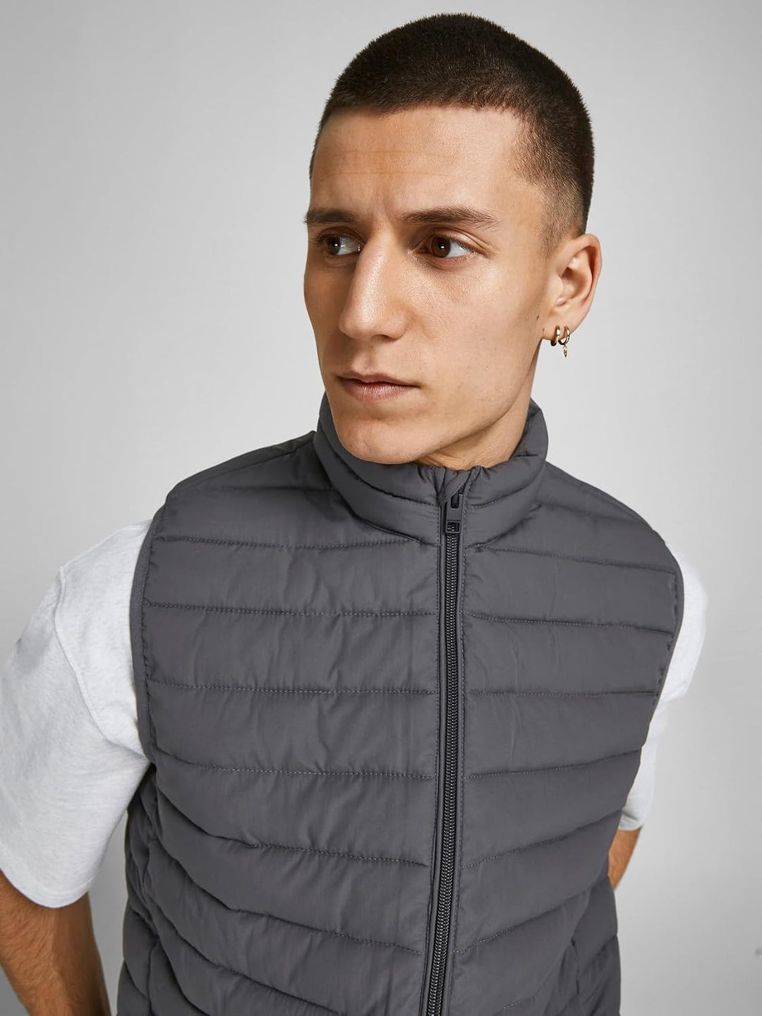 JACK &amp; JONES Herren Jjerecycle Bodywarmer Noos Weste XS Asphalt, XS Asphalt