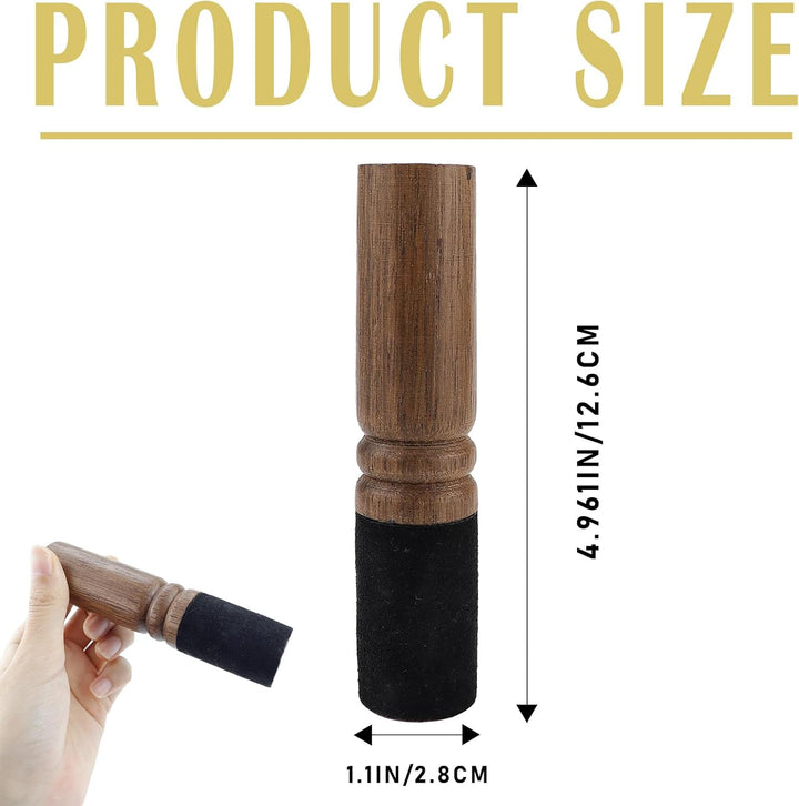 FERCAISH Holz Klangschale Schläger, Tibetische Klangschalen Holzhammer, Meditationsschale Schlägel,