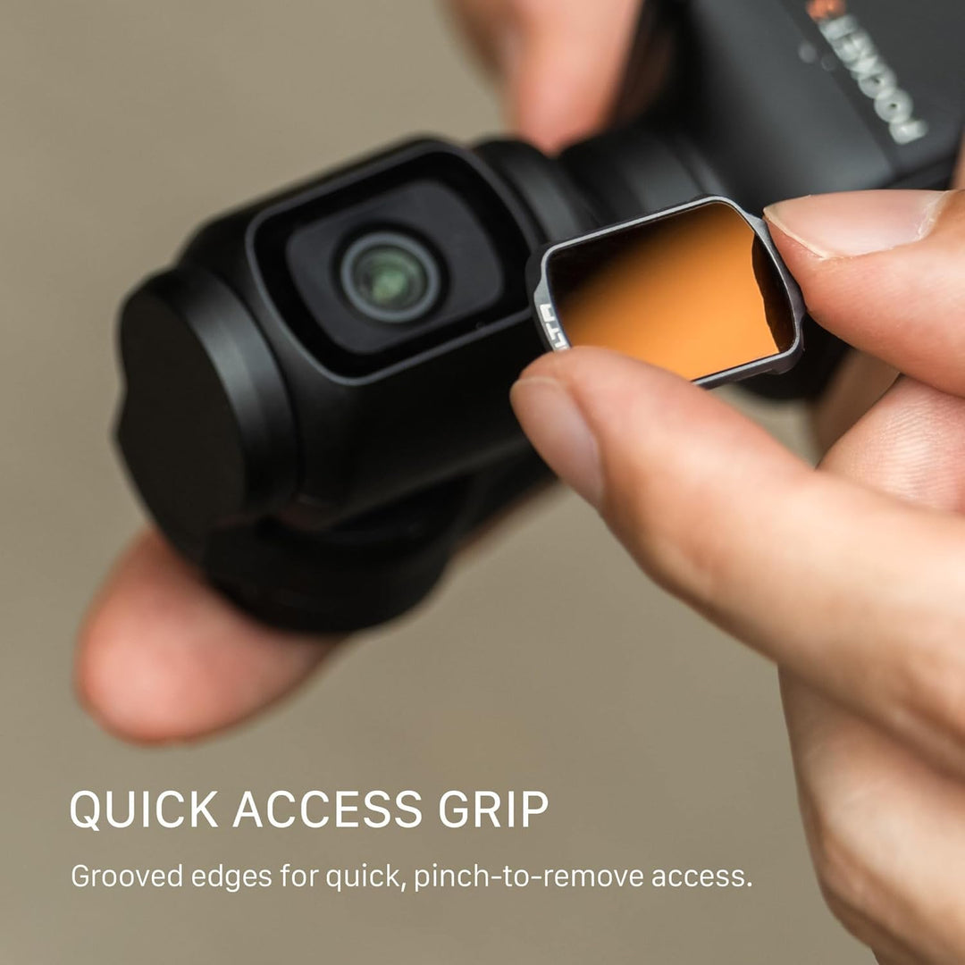 Tilta Pocket 3 ND256 Filter, Magnetischer ND2.4 Filter Kompatibel mit DJI Osmo Pocket 3, Ultradünnes