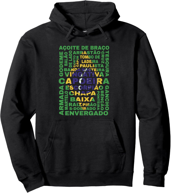 Capoeira Guide Flagge Brasiliens, Capoeira Pullover Hoodie