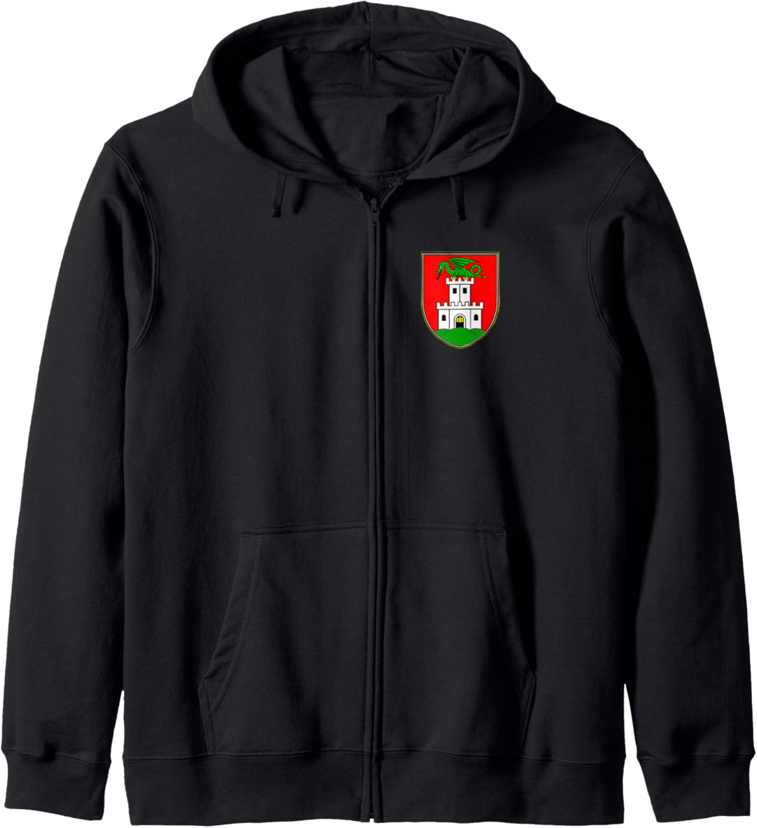 Ljubljanski Zmaj Souvenir Ljubljana Slovenia Coat Of Arms Kapuzenjacke