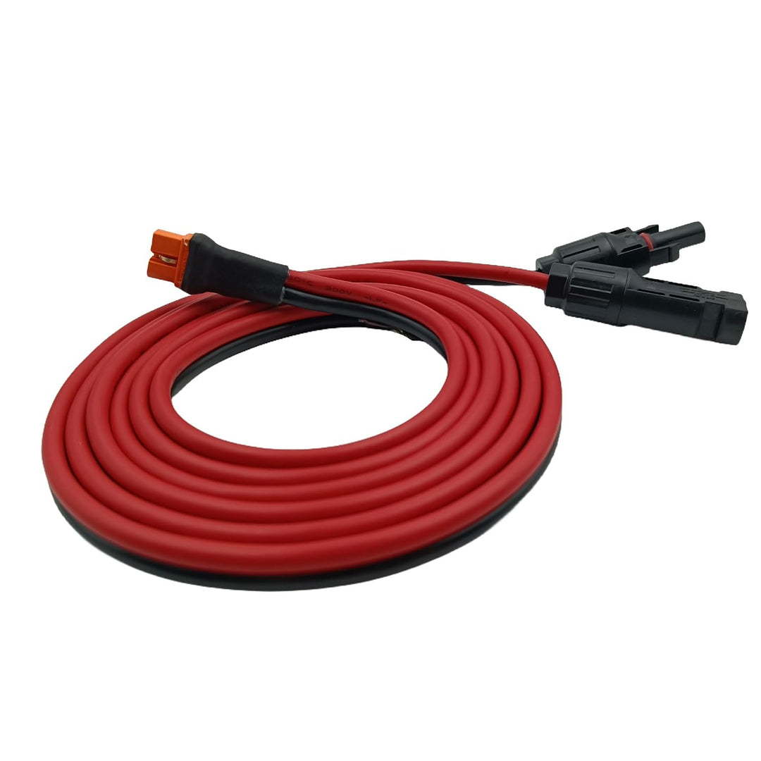 YIMIKEDAYA Solar auf XT60i Kabel 10AWG 6mm² XT60I-F Adapter Solarkabel Verlängerung Kompatibel mit E