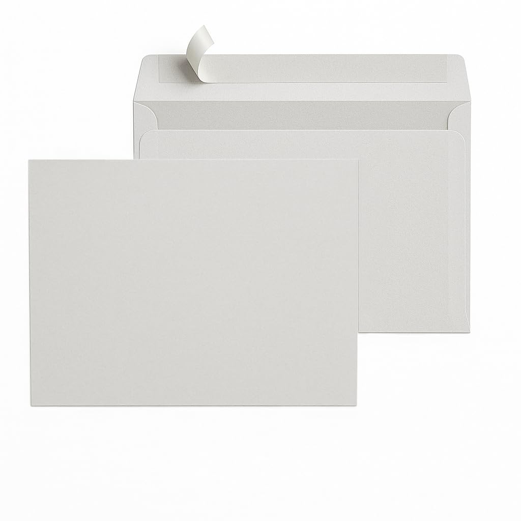400 x Stück HK Briefumschläge Papier weisse ohne Fenster DIN C6 114 x 162 mm Papierstärke: 85 g/m² B