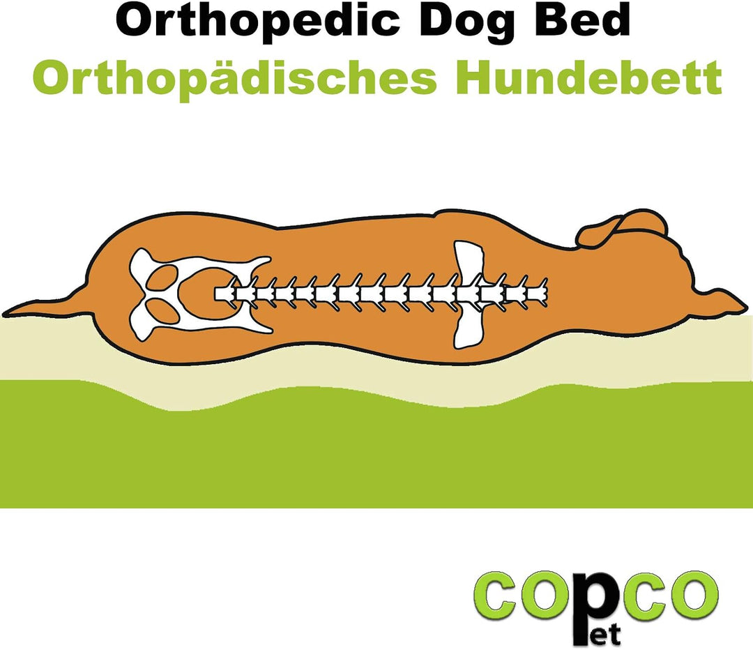 CopcoPet Rücksitz Hundeautositz Autohundebett Hundebett Transportbett Autoschondecke (55 x 55 x 38 c
