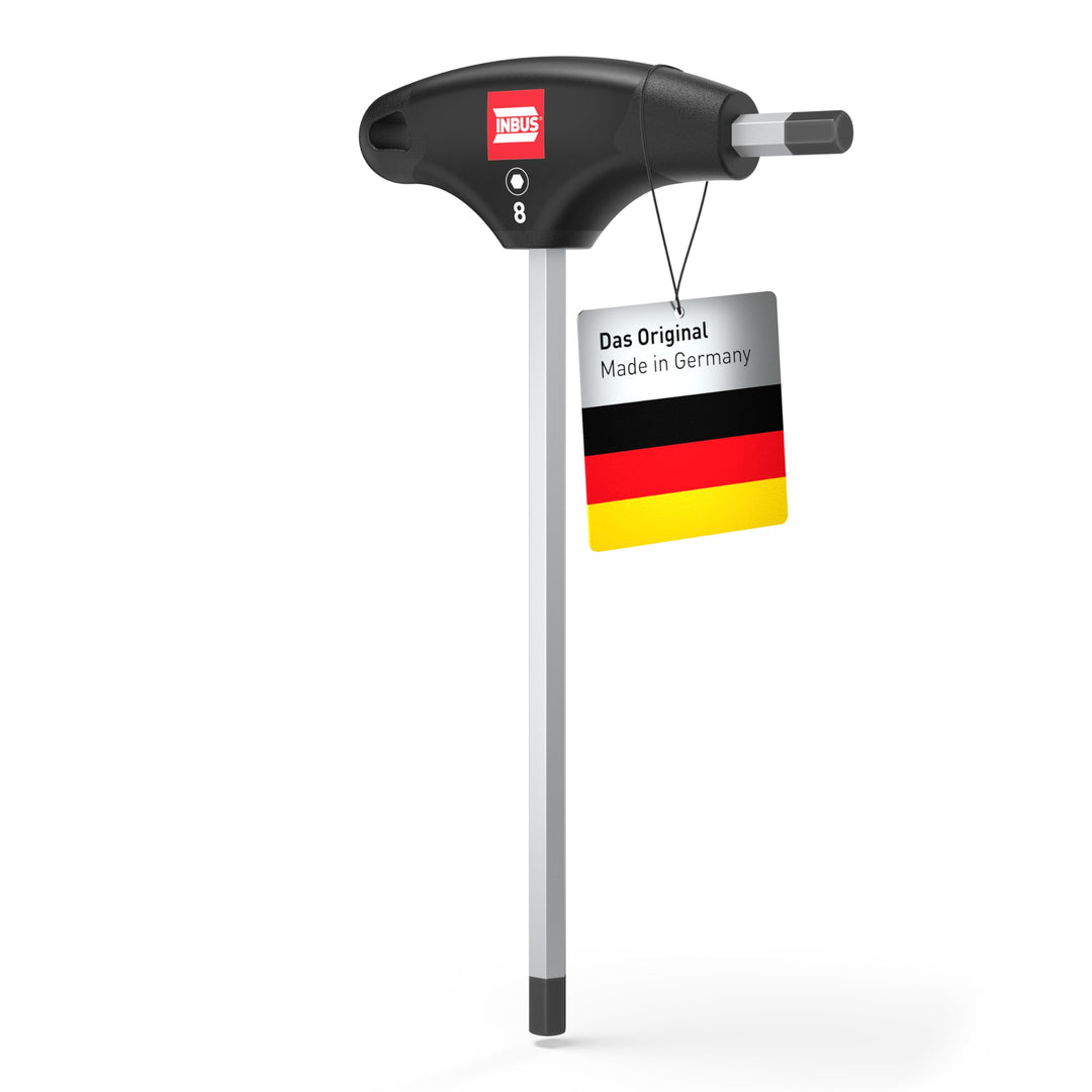 INBUS® 70105 T-Griff Schraubendreher 8mm, mit HybridTouch — Made in Germany 8 mm, 8 mm