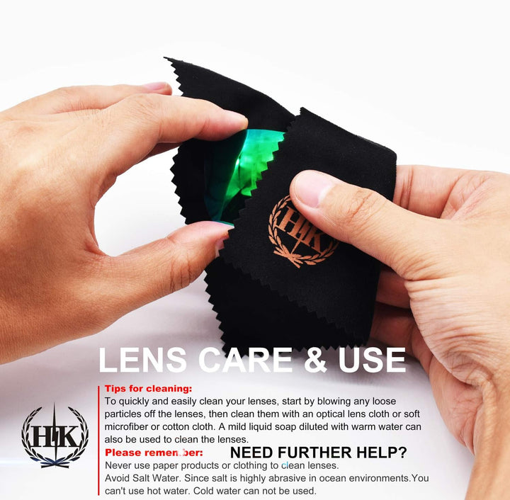 HKUCO Plus Replacement Lenses For Oakley Latch - 4 pair Combo Pack