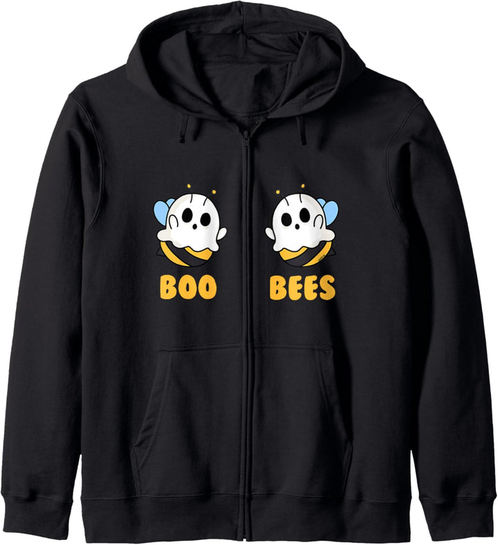 Boo Bees Frauen Lustiges Halloween Passendes Geisterkostüm Kapuzenjacke