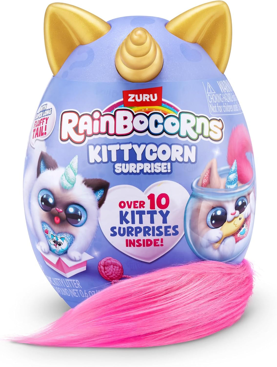 Rainbocorns Kittycorn Surprise Serie 3 (Astrid) von ZURU, Plüschtier, Plüschtier zum Sammeln, Überra