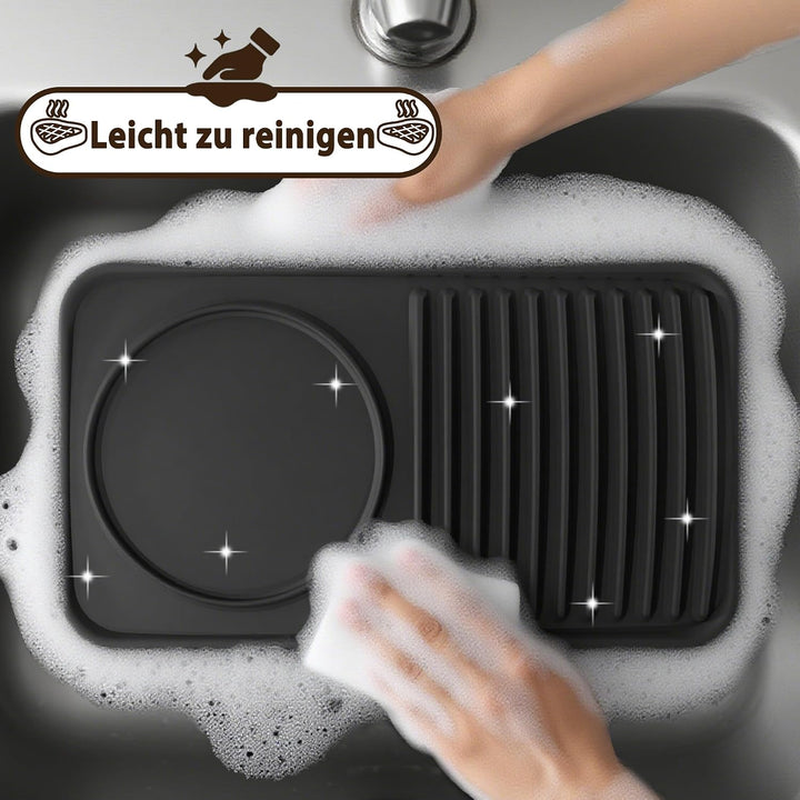 FIVMEN Raclette 8 Personen Raclette Grill 1600W mit 14 Pfännchen, Granitplatte &amp; Antihaftplatte Elec