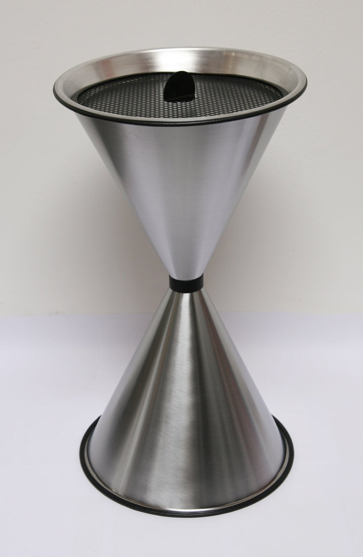 Standaschenbecher Diabola 71x40 cm Edelstahl Marke Szagato Made in Germany (Industrie Standaschenbec