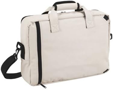 Halfar Umhängetasche, auch als Rucksack zu tragen, für Notebooks bis 15-16 Zoll (38-40,6 cm) (Beige)