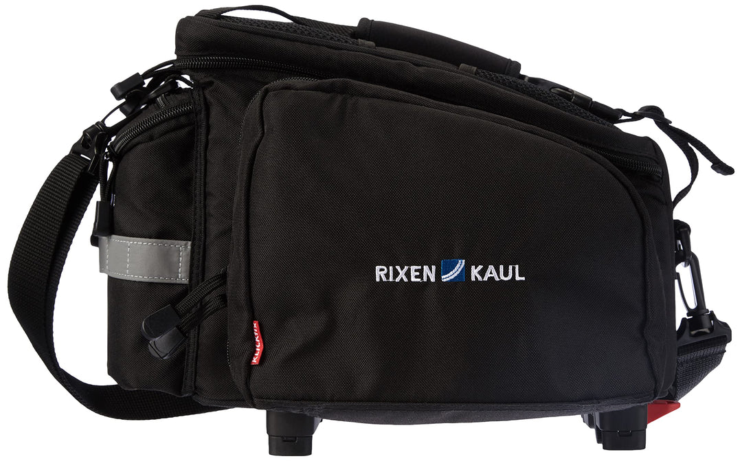 KLICKfix 0267RB Farradtasche Rackpack 2 Plus für Rackt Gepäckträgertasche, Schwarz, 35 x 30 x 23 cm,