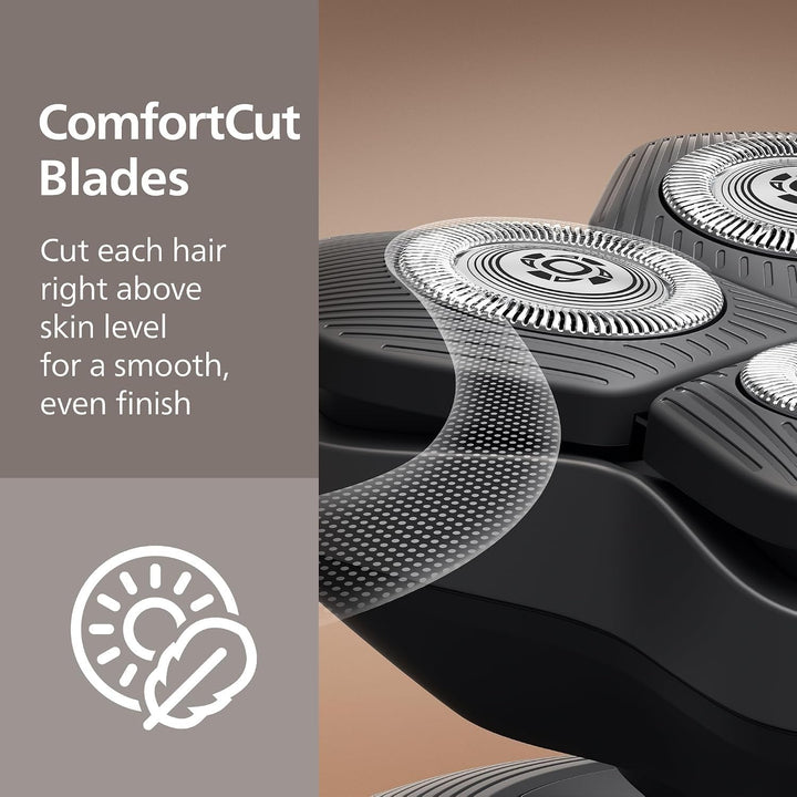 Philips Head Shaver Pro Series 5000 – Glatzenrasierer für Männer und Frauen, flexibler 360°-Scherkop