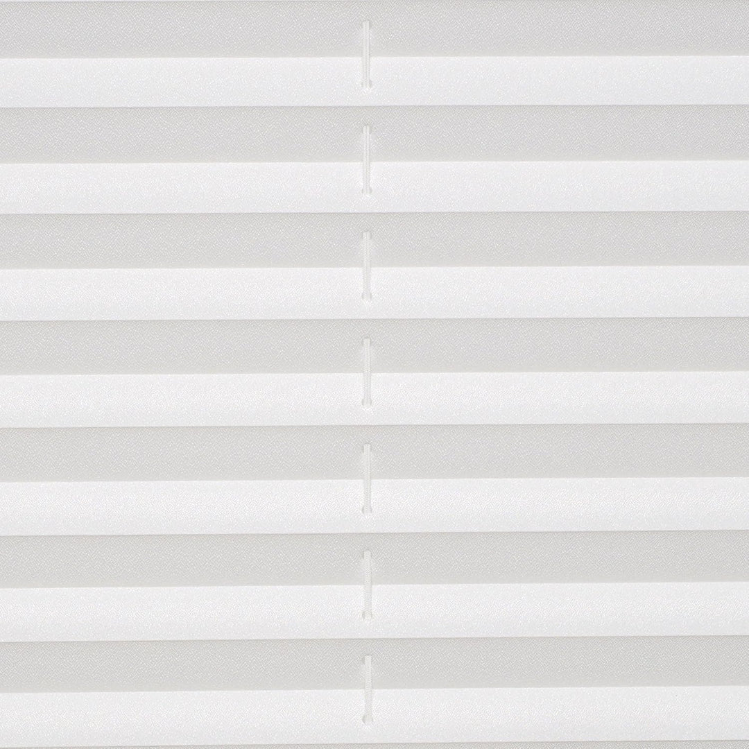 Liedeco® Plissee verspannt mit Klemmträger; 50 x 130 cm weiss (BxH); lichtdurchlässig blickdicht stu