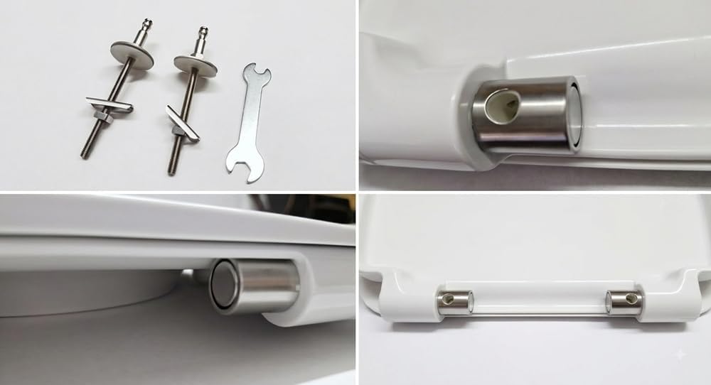 WC Sitz mit Deckel für Keramag &amp; Geberit iCon, 4U, Renova Nr.1, Weiss | Duroplast, Absenkautomatik (