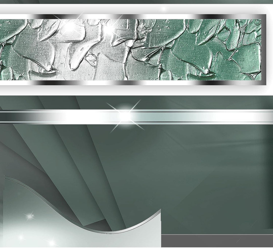Runa Art Wandbilder Abstrakt 5 Teilig Bild auf Vlies Leinwand Deko Wohnzimmer Schlafzimmer Diamant G