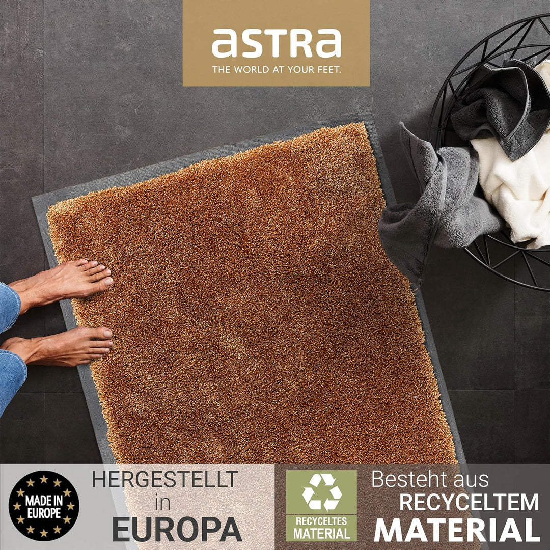 Astra Fussmatte innen rutschfest - Schmutzfangmatte super weich - Läufer Flur waschbar per Hand - Tü