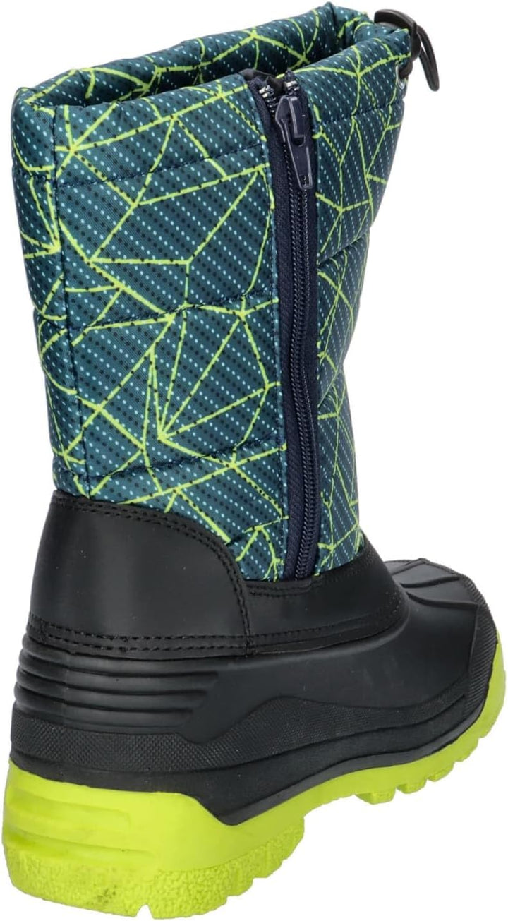 CMP Unisex Kinder Kids Sneewy Snowboots Walking Shoe 23 EU Deep Lake Acido, 23 EU Deep Lake Acido