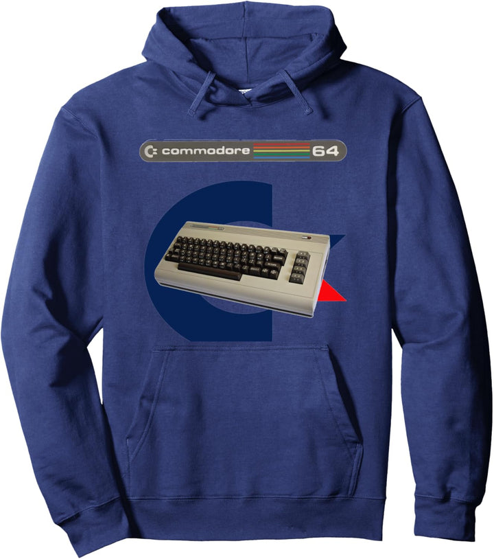 Retro Vintage Computer C64 Heimcomputer 80er Nerd Pullover Hoodie