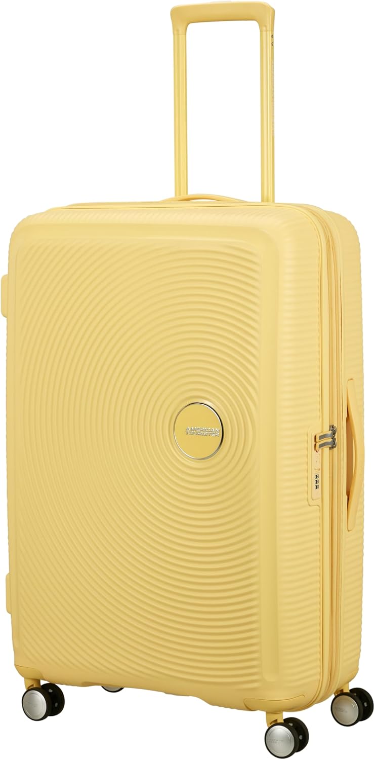 American Tourister Soundbox - Hartschalenkoffer Gross, 77 cm - Trolley Koffer mit 4 Rollen, TSA-Schl