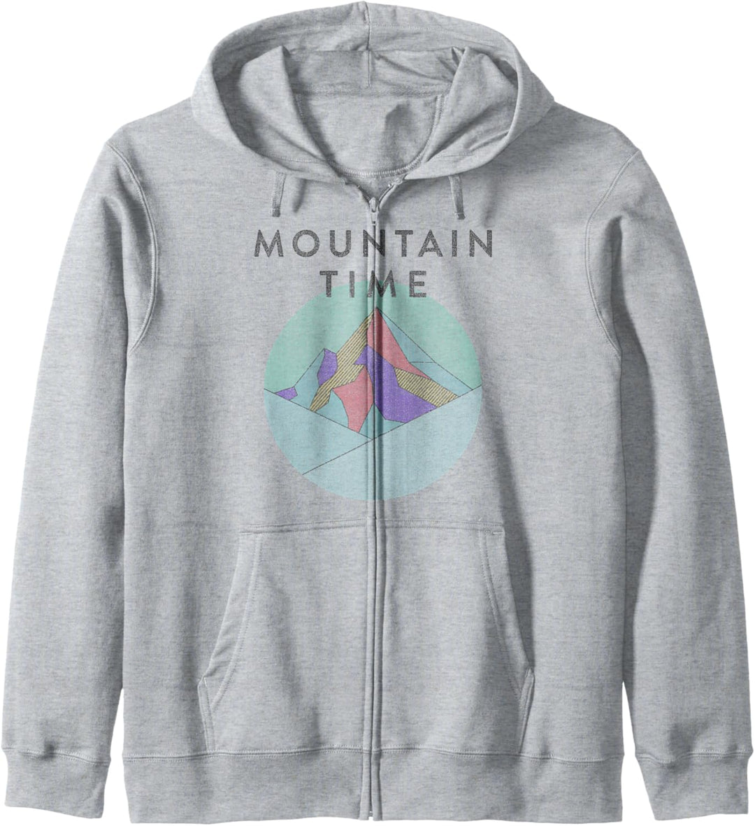 Trendy Mountain Time Circle Kapuzenjacke