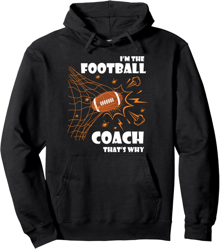 Football Training Sportler Coach Footballer Sport Trainer Pullover Hoodie