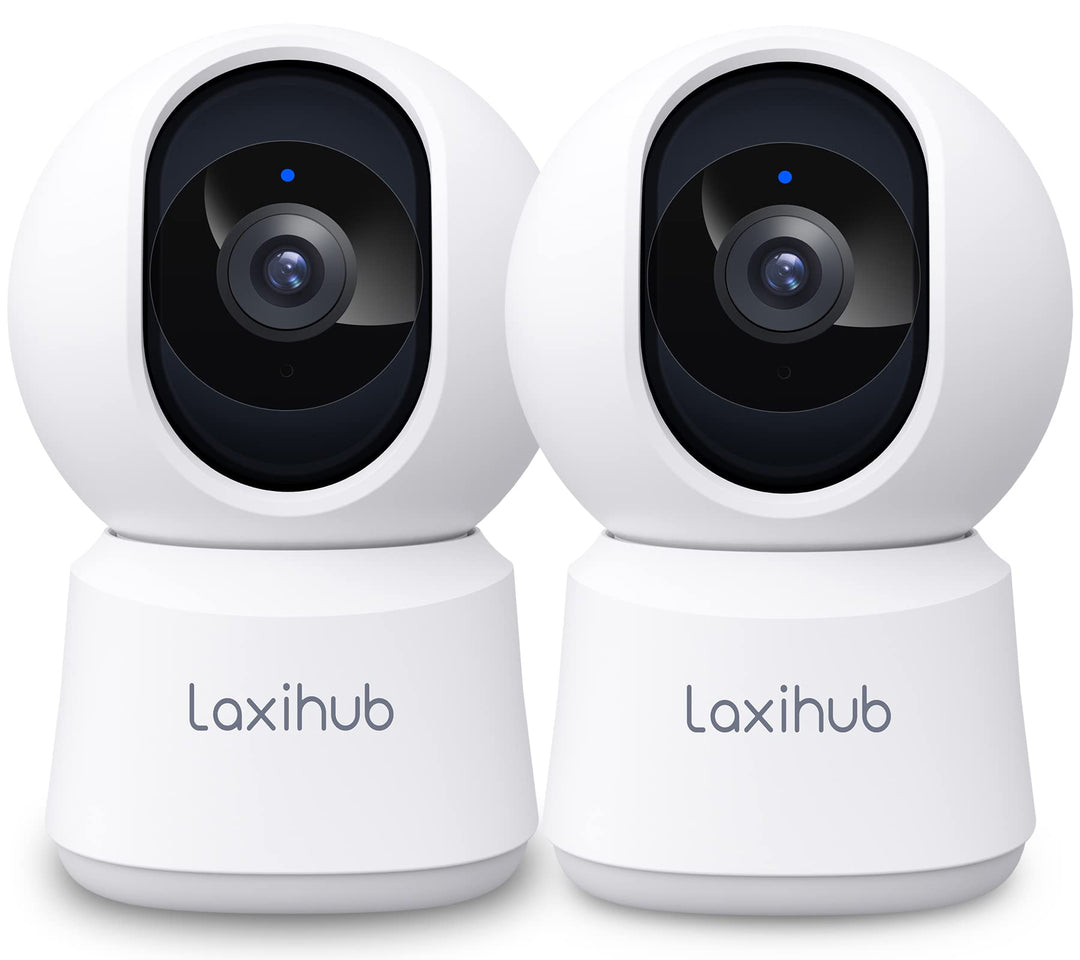LAXIHUB 5MP Hundekamera mit App Überwachungskamera Innen Baby, 2.4G/5GHz Dual-Band WLAN Haustier Kam