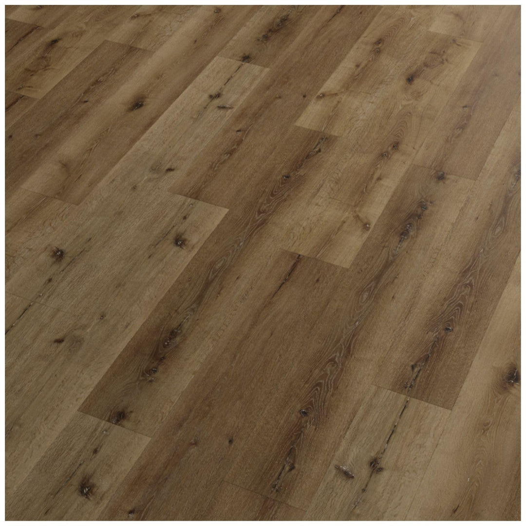 HORI Klick Hartvinylboden Rigid SPC Landhausdiele XL Holzoptik - Klick-Vinyl mit Trittschalldämmung