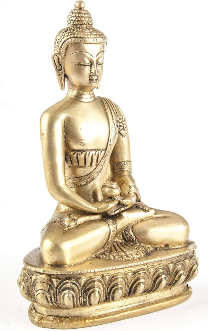 Berk FI-009 Statuen - Buddha Amithaba, Messing, Circa 20 cm