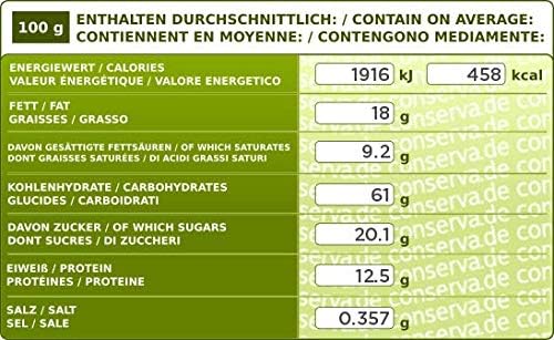 CONVAR Feldküche Weizen-Energie-Riegel - mit Vitaminen angereichert Energie Batterie (108 x 120g)