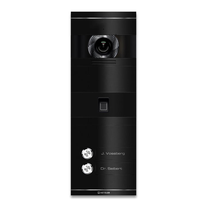 Metzler VDM10 2.0 Video Sprechanlage, Türsprechanlage mit Kamera, Fingerprint, Smartphone App, SIP,