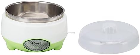 Haofy 15-W-Joghurtbereiter, Edelstahl-Joghurtmaschinenbehälter für Selbstgemachten DIY-Joghurt (EU-S
