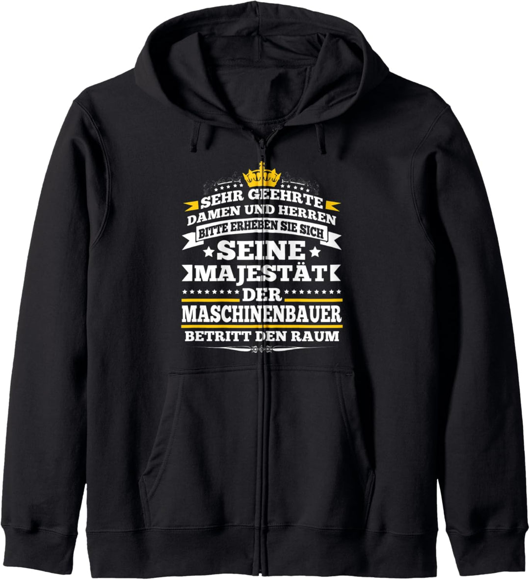 Maschinenbauer Spruch Techniker Ingenieur Maschinenbau Kapuzenjacke