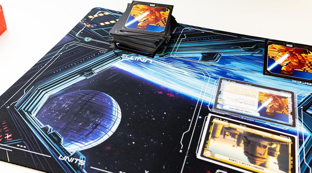 1 Spieler-Kartenspielmatte kompatibel mit Star Wars: Unlimited 24" x14“ / 61x35,5 cm - Raumschiff-Co