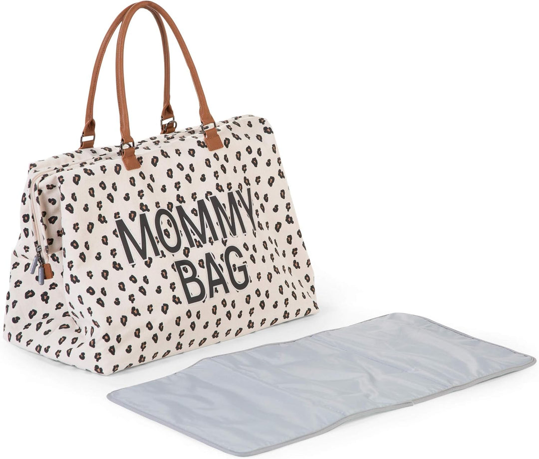 CHILDHOME Mommy Bag, Wickeltasche, Mutterschaft, Reisetasche, grosse Kapazität, Wickelunterlage, ver