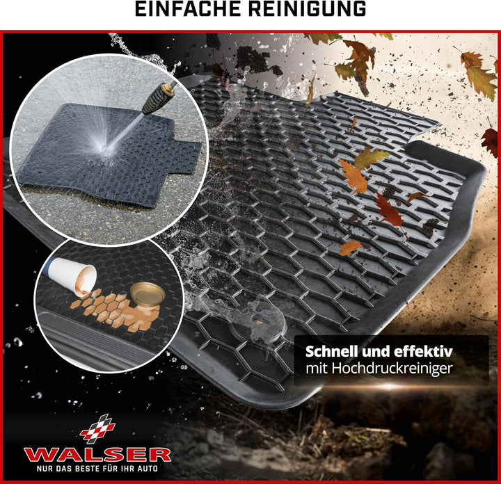 Walser DirtGuard Gummi Fussmatten Auto für VW Passat B9 Variant (CJ5)/Skoda Superb 4 Kombi (NZ5) 202