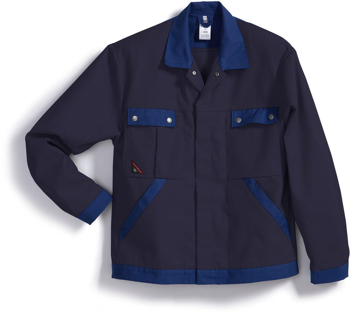 BP 1454-720-10-44/46 Arbeitsjacke, Verdecktes Druckknopfband und Taschen, 305,00 g/m² Verstärkte Bau