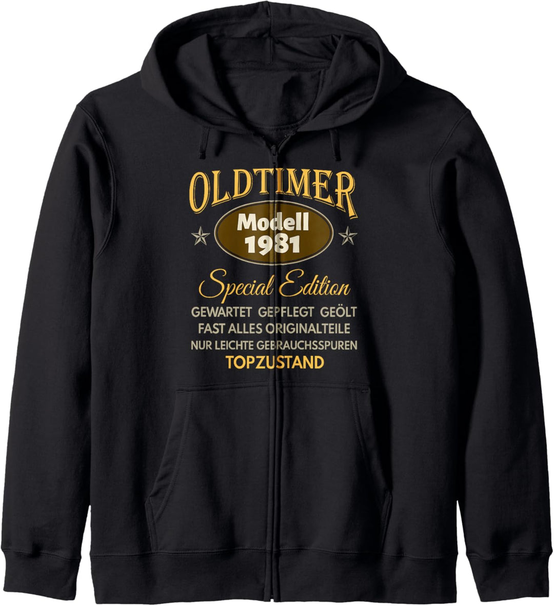 42. Geburtstag Mann Frau 42 Jahre 1981 Deko Lustig Geschenk Kapuzenjacke