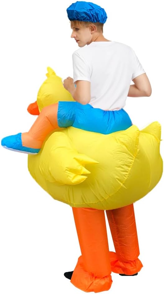 JASHKE Aufblasbares Kostüm Entenkostüme Aufblasbare Halloween Kostüme für Erwachsene