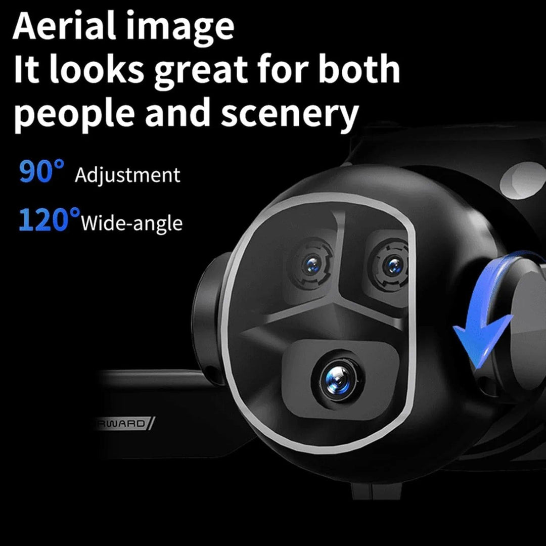 OBEST Drohne mit VR Brille und Kamera HD für Erwachsene Anfänger grau, grau