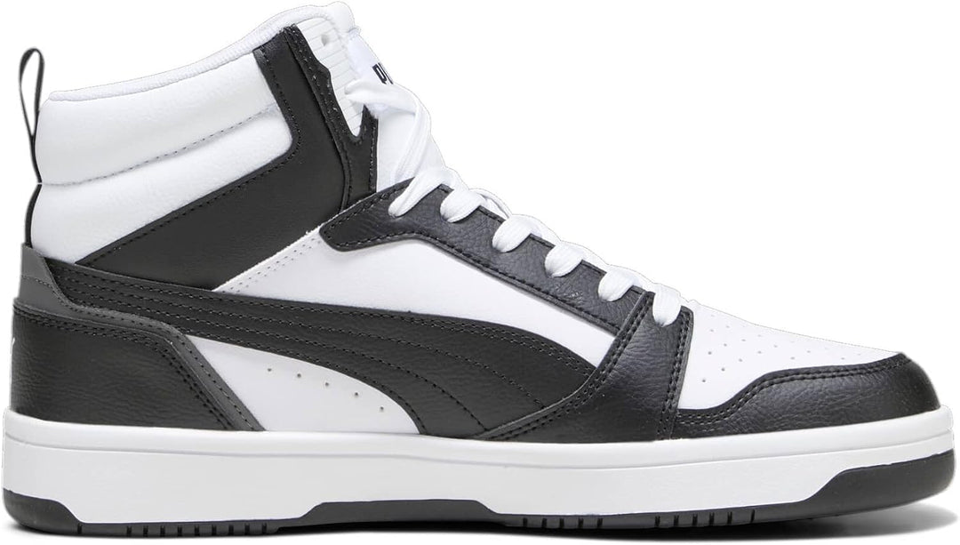 Puma Unisex Rebound V6Sneaker 38.5 EU Puma White Puma Black Shadow Gray Puma White, 38.5 EU Puma Whi