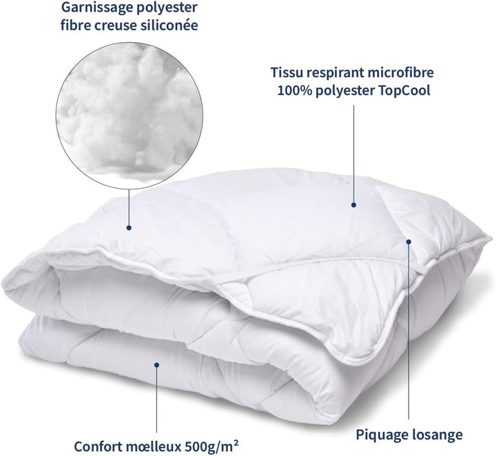 SUR-MATELAS LAVABLE A 95°C SBO B40 TOPC, 140x190cm 140 x 190 cm Matratzenauflage, 140 x 190 cm Matra