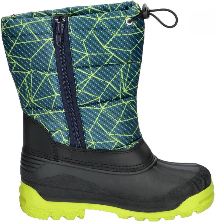 CMP Unisex Kinder Kids Sneewy Snowboots Walking Shoe 23 EU Deep Lake Acido, 23 EU Deep Lake Acido