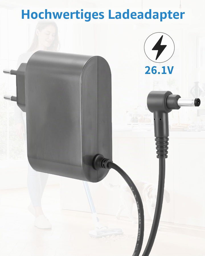 26.1V Ladekabel Ladegerät für Dyson V8 V7 V6 SV03 SV04 SV05 SV06 SV09 SV10 SV11 DC58 DC59 DC60 DC61