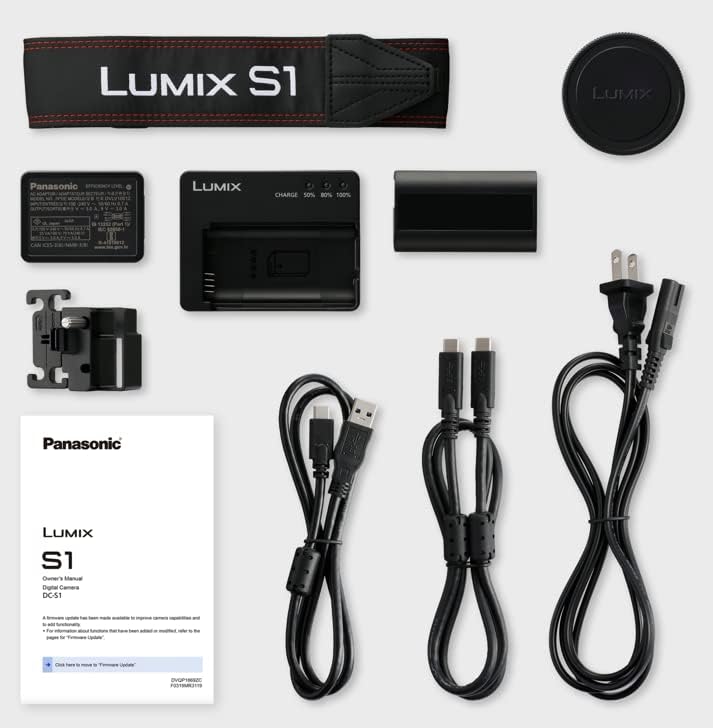 Panasonic DC-S1E-K spiegellose Vollformatkamera, 4K 60p/50p Videoaufnahmen mit Flip Screen (professi