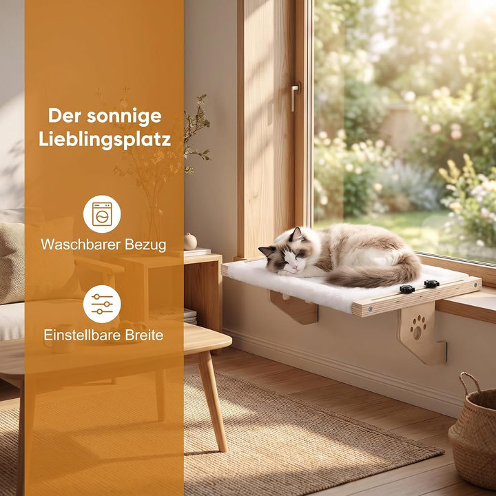 Katzen Fensterliege, Katzenhängematte Heizung, Fensterliege für Katzen