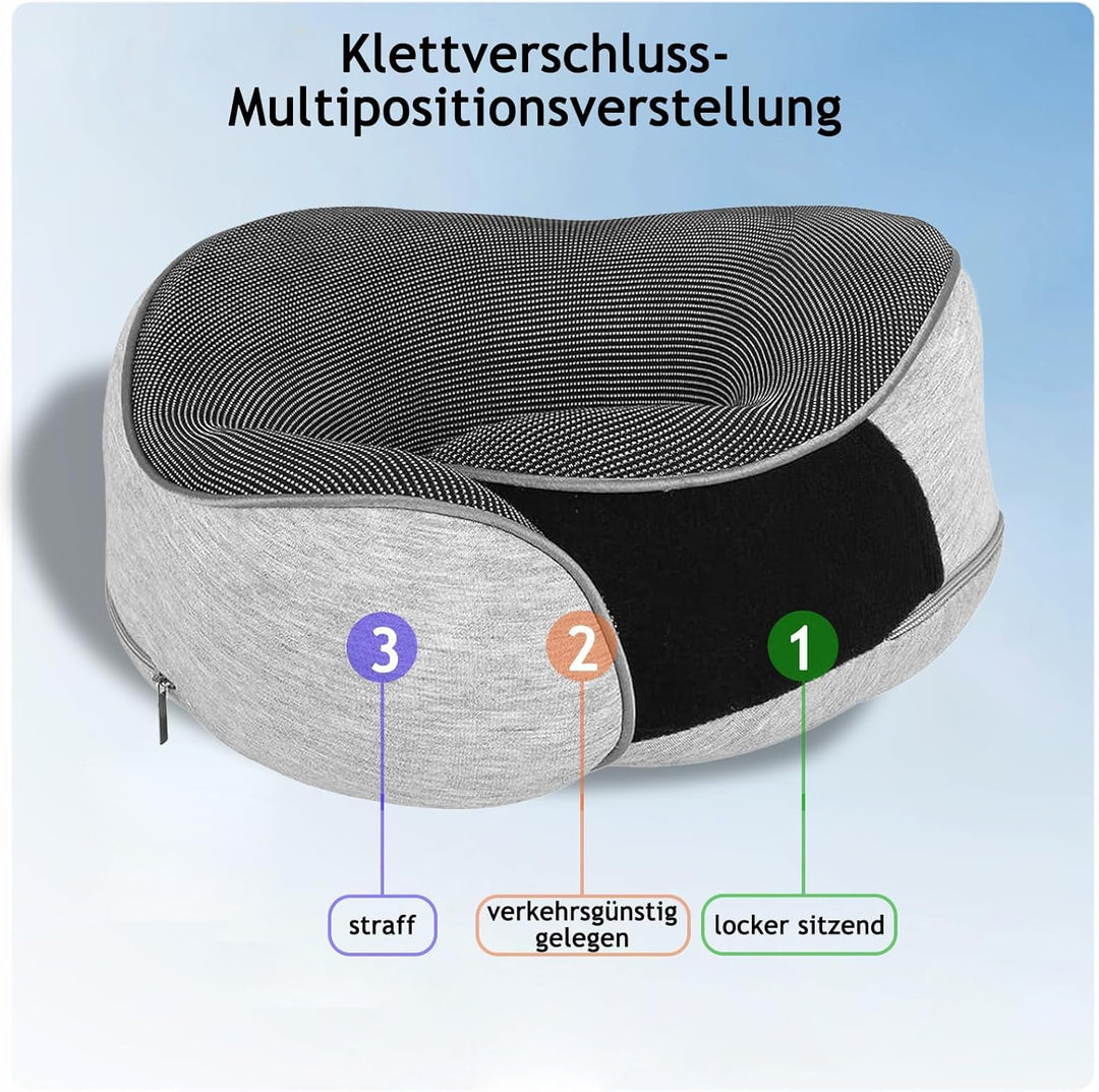 Dreamjoys Reisekissen Flugzeug 2.0, Nackenkissen Reise, Travel Pillow, Kissen Flugzeug, Reisekissen