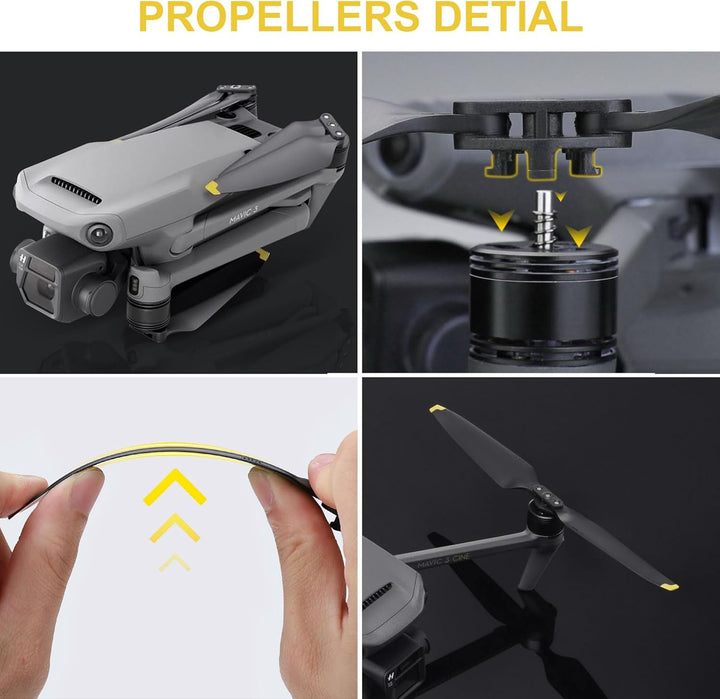 Bocguy 8 Pcs Drohne Mavic 3 Propeller, 9453F Propeller für Mavic 3/3 Pro / 3 Classic / 3 Cine Drohne