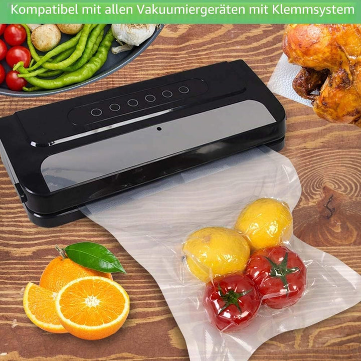 WVacFre 100 Beutel 28x40cm Vakuumier Beutel Vakuumbeutel für Lebensmittel,BPA-Frei Sous Vide Beutel