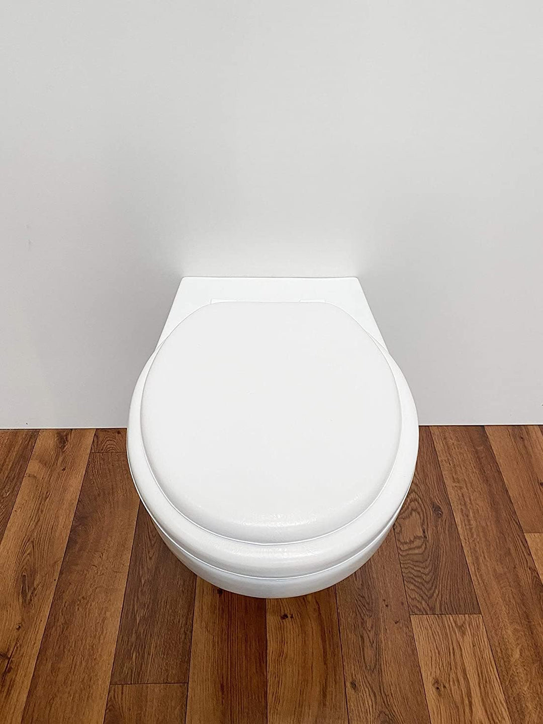 ADOB weich gepolsterter Soft WC Sitz Klobrille für bequemes Sitzen, Farbe weiss, 43012